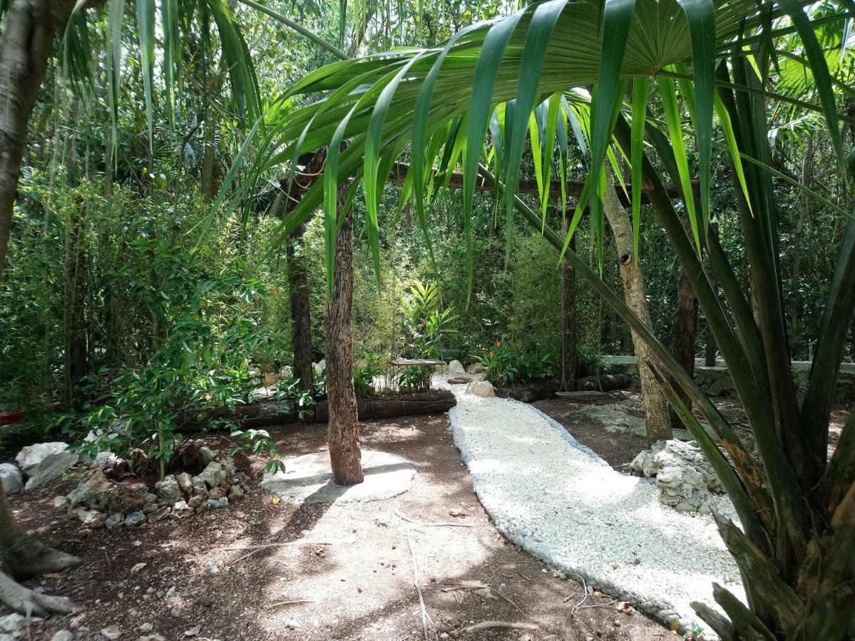 Casita Rustica En La Selva Hotell Cancún Eksteriør bilde